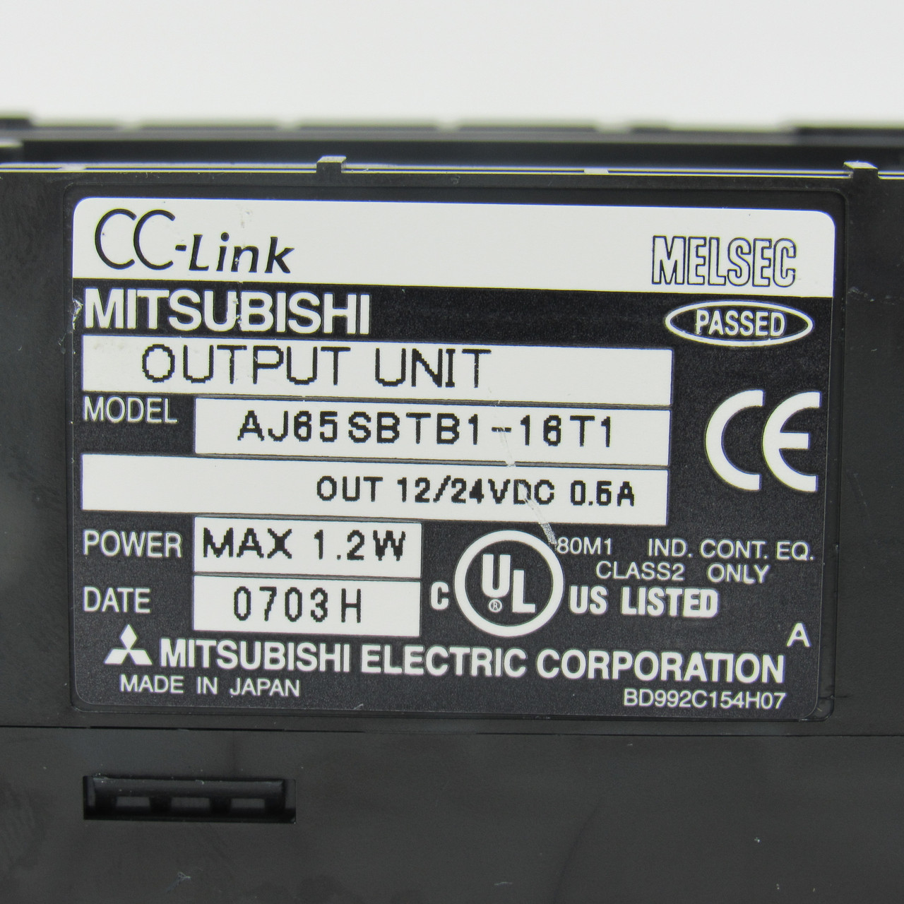 Mitsubishi AJ65SBTB1-16T1 CC-Link Output Unit, 12/24V DC