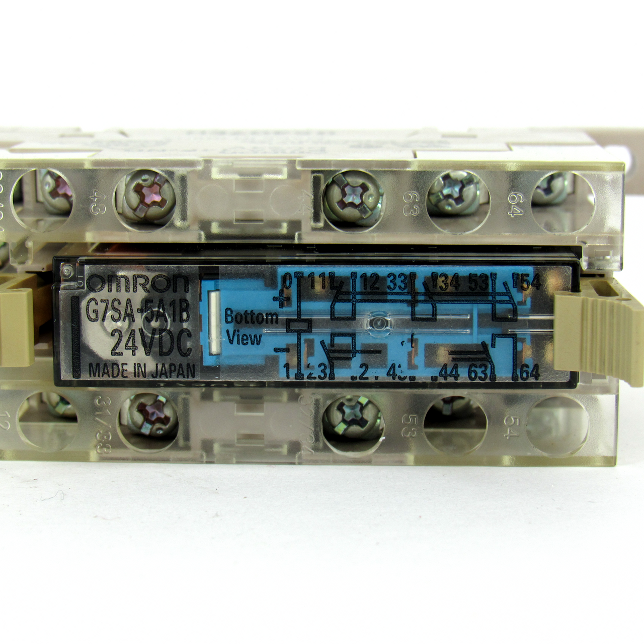 Omron G7SA-5A1B Safety Relay w/ P7SA-14F-ND Relay Socket, 24V DC