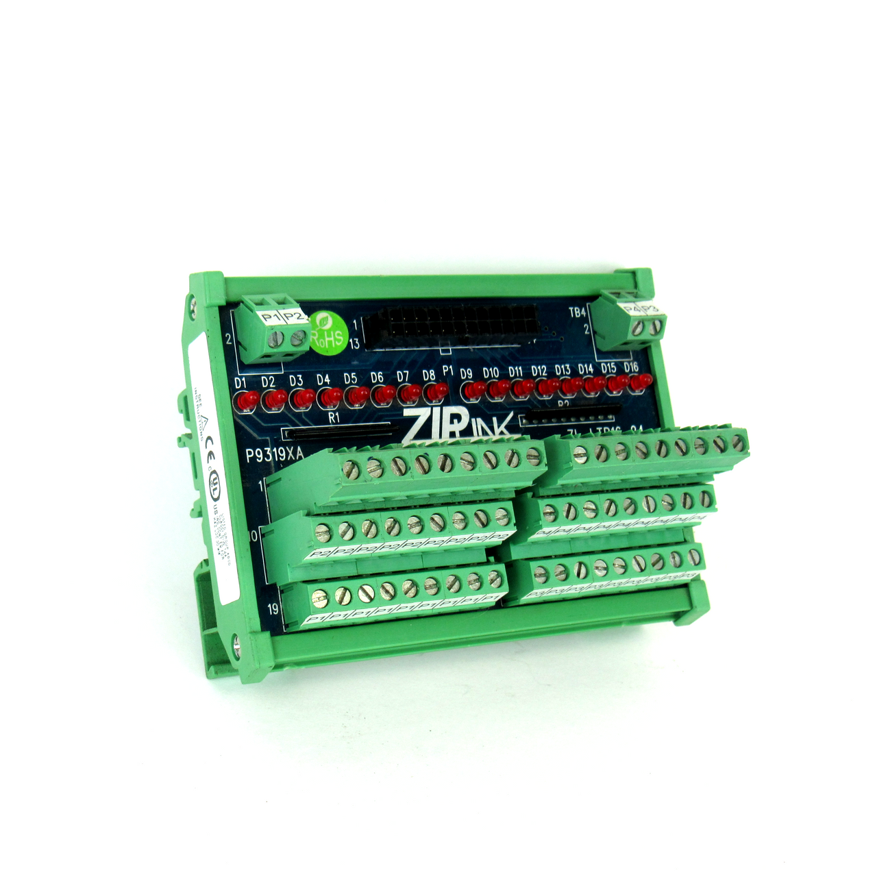 Automation Direct ZipLink ZL-LTB16-24 LED/Sensor Input Module, 30V AC/DC