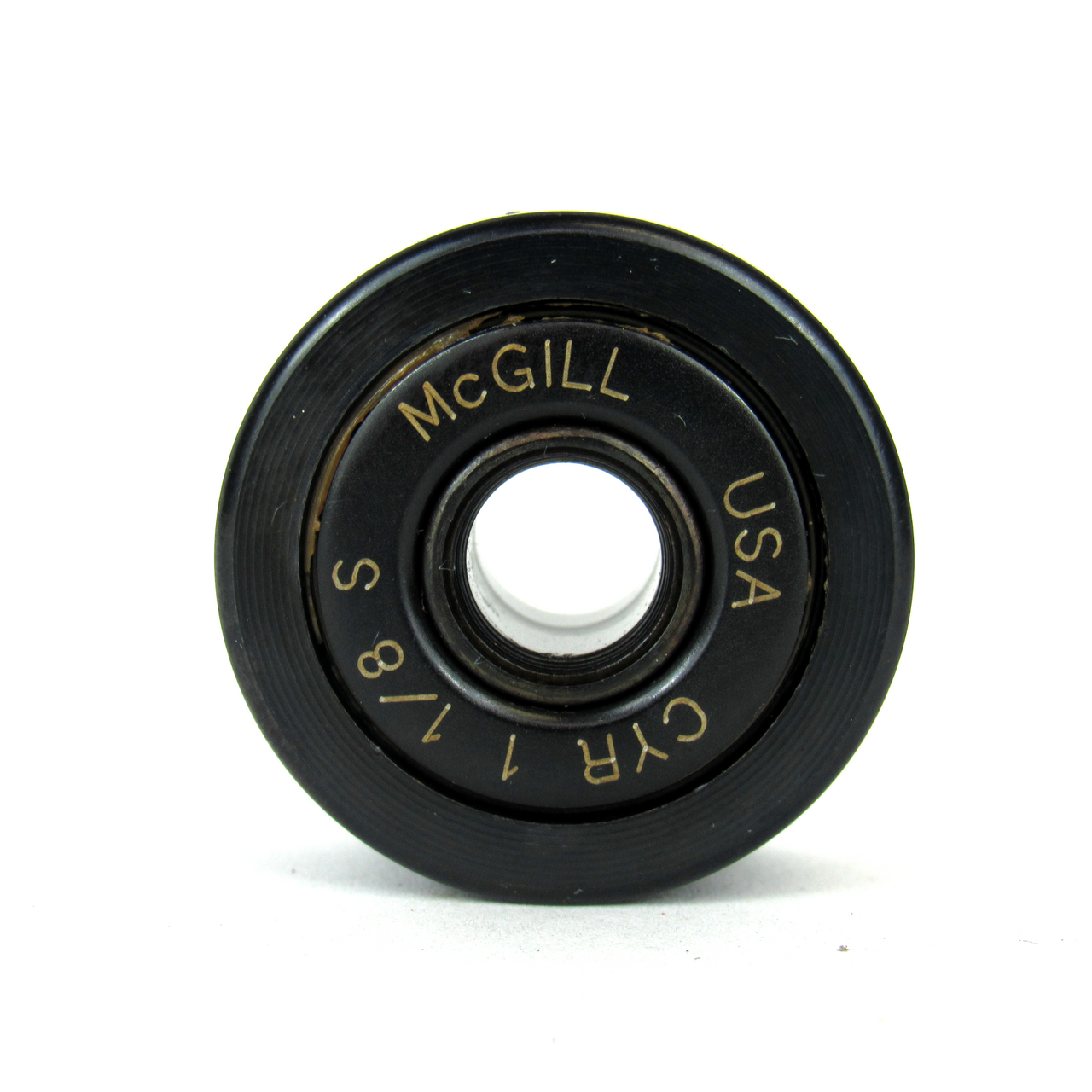 McGill CYR 1 1/8 S Crowned & Flat Yoke Rollers, 0.3125" Bore Diameter