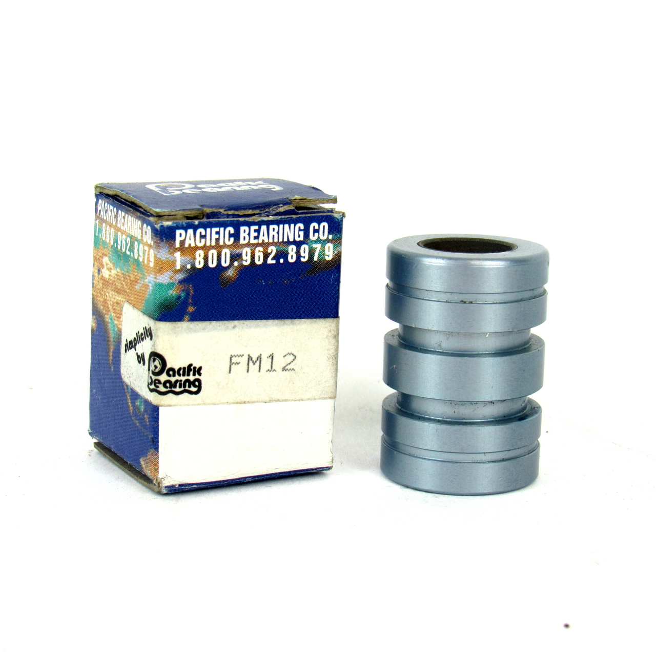 Pacific Bearing FM12 Linear Bushing, 12 mm Bore Diameter