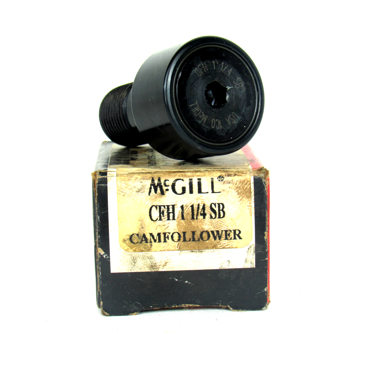 McGill CFH 1 1/4 SB Cam Follower, 1.25" Roller Diameter