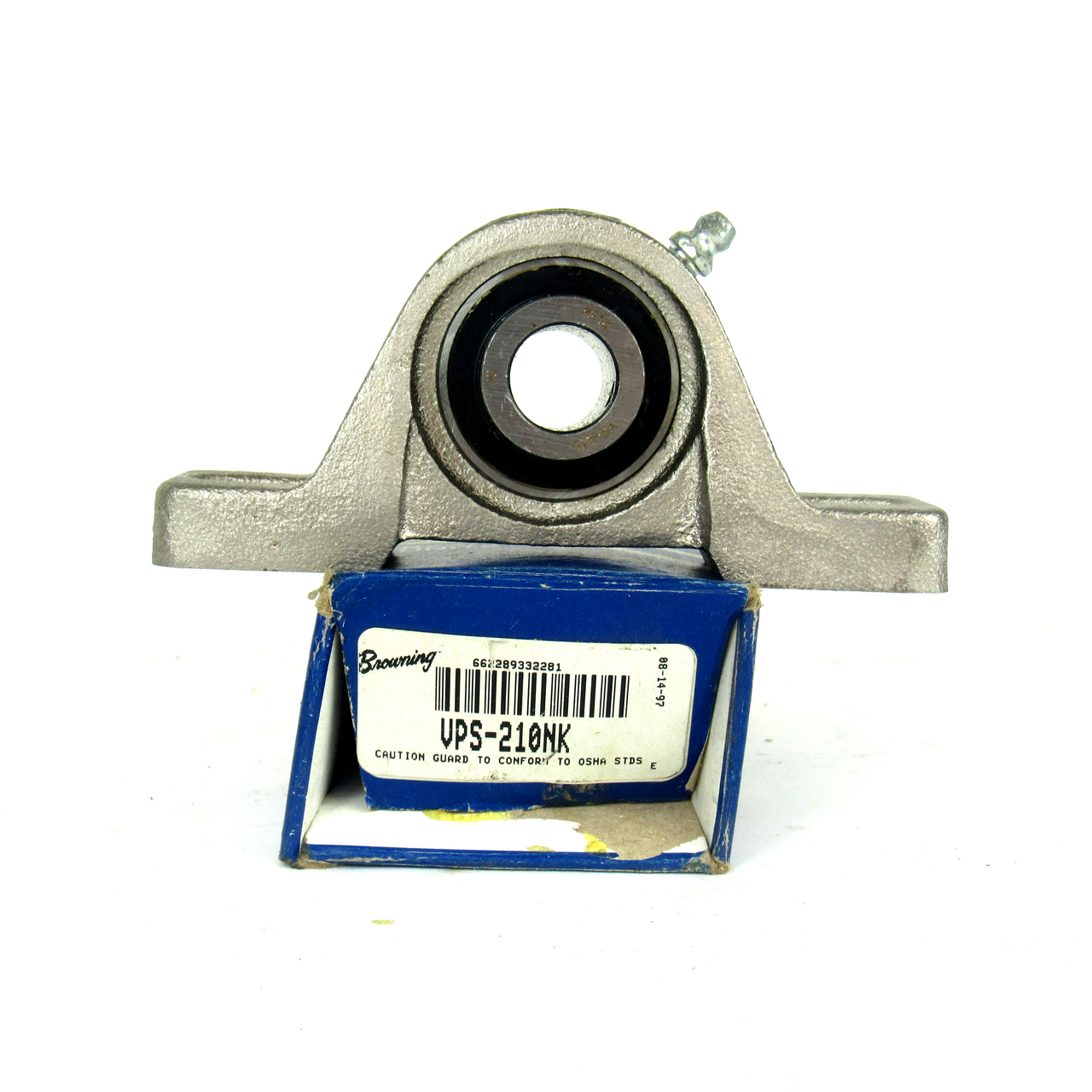 Browning VPS-210 NK Pillow Block Mounted Ball Bearing, 15.875 mm Bore Diameter