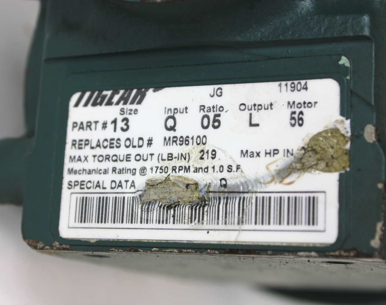 Reliance Electric P56X13 HG Electric Motor, 1/2HP, 1725RPM Reliance Electric P56X13 HG Electric Motor, 1/2HP, 1725RPM