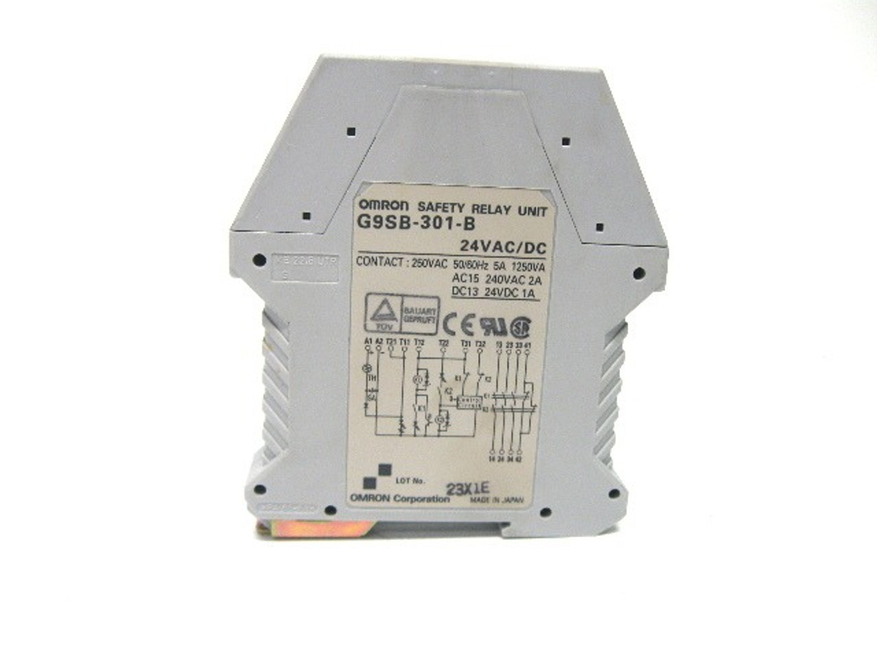 Omron G9SB-301-B Safety Relay 24 Vac/Vdc