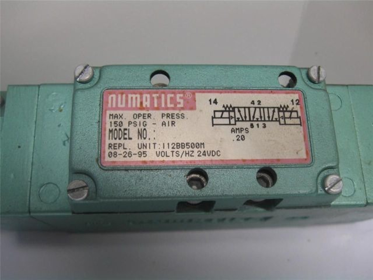 Numatics I12BB500M Solenoid Valve