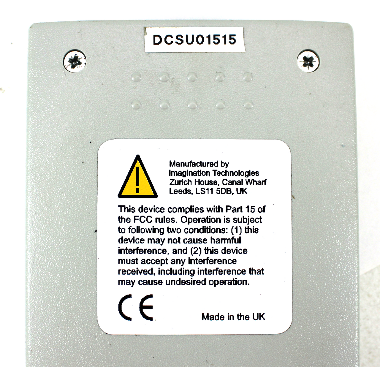 Dash DCSU01515 Power Supply 9.5-16VDC