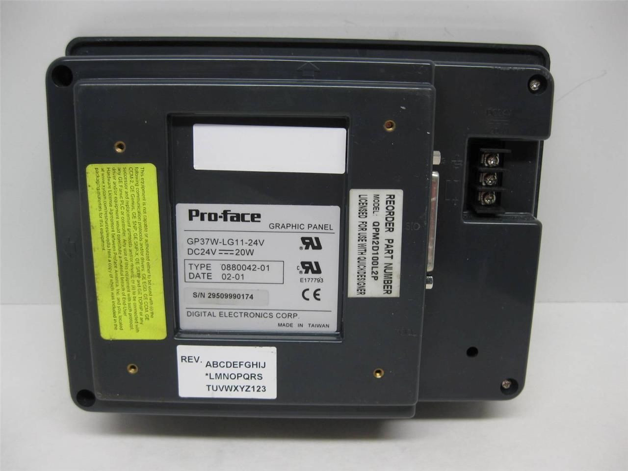 2023お得 Digital Electronics Proface Agp3750-t1-af Hmiタッチ