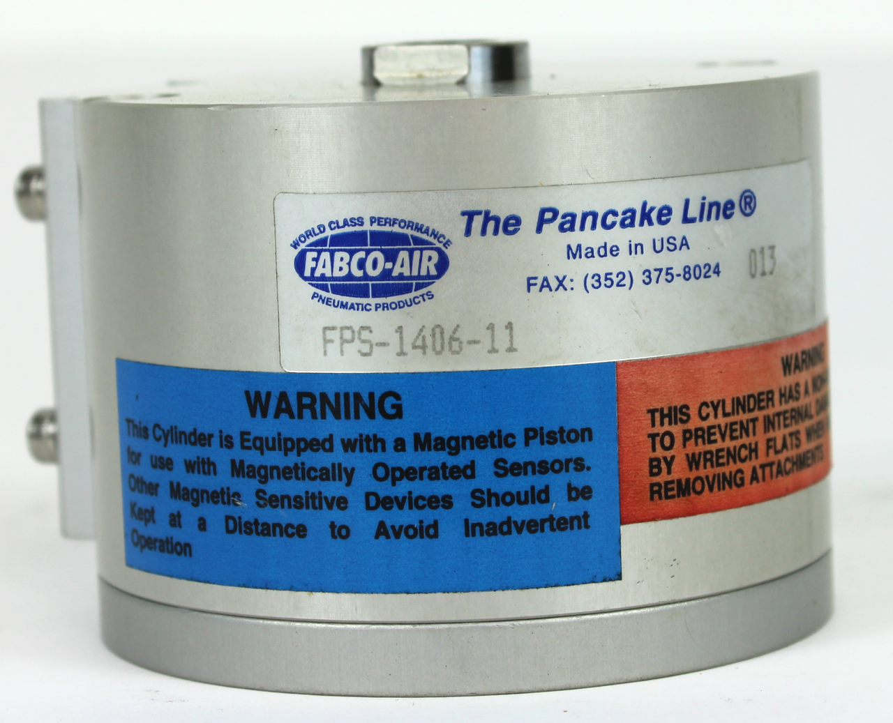 Fabco-Air FPS-1406-11 The Pancake Line Air Cylinder