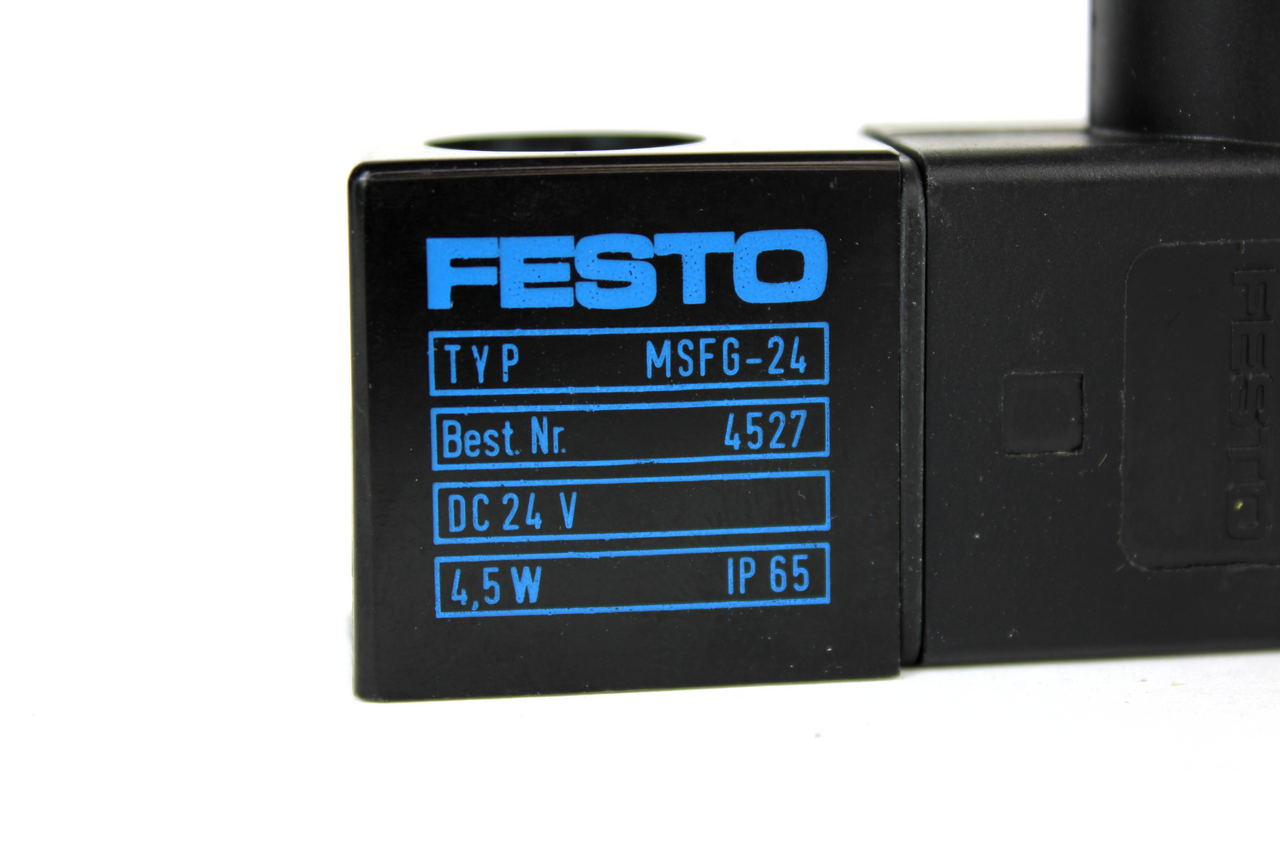 Festo MSFG-24 Solenoid Coil with Valve Plug