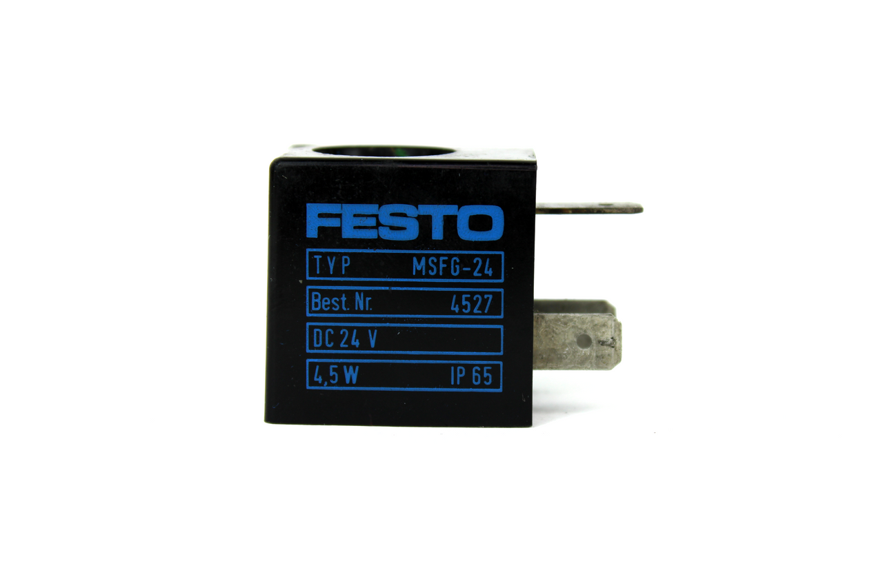 Festo MSFG-24 Solenoid Valve Coil, 24V DC