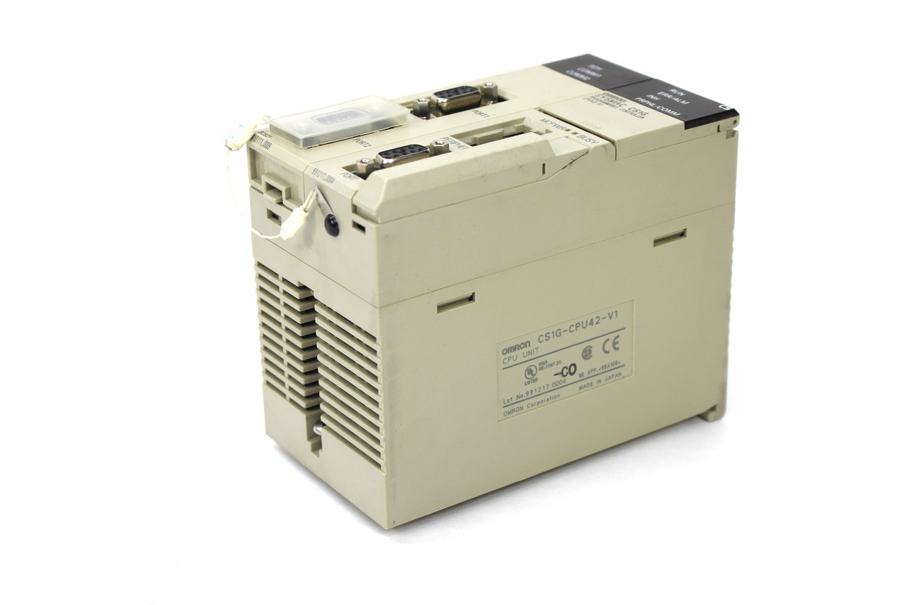 Omron SYSMAC CS1G-CPU42-V1 CPU Unit Programmable Controller w/ CS1W-SCB21