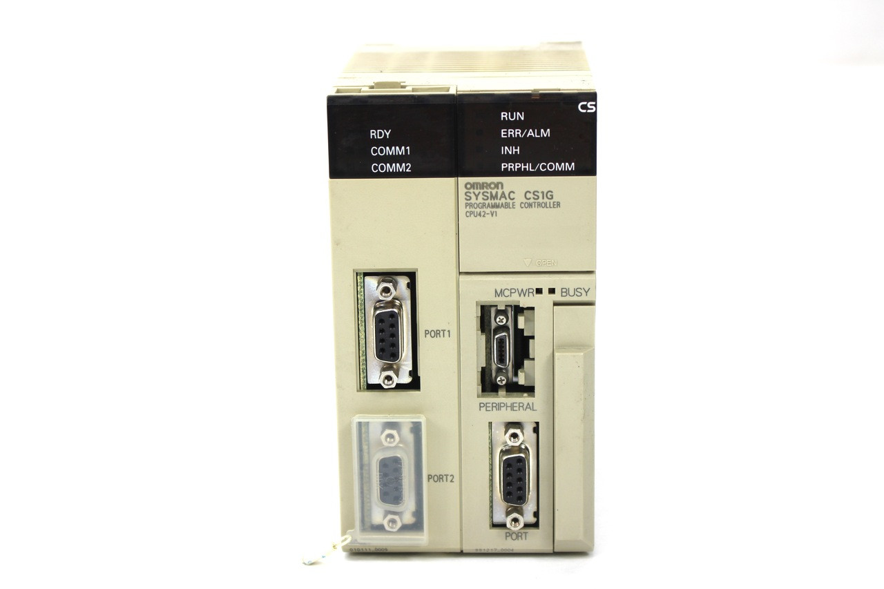 Omron SYSMAC CS1G-CPU42-V1 CPU Unit Programmable Controller w/ CS1W-SCB21