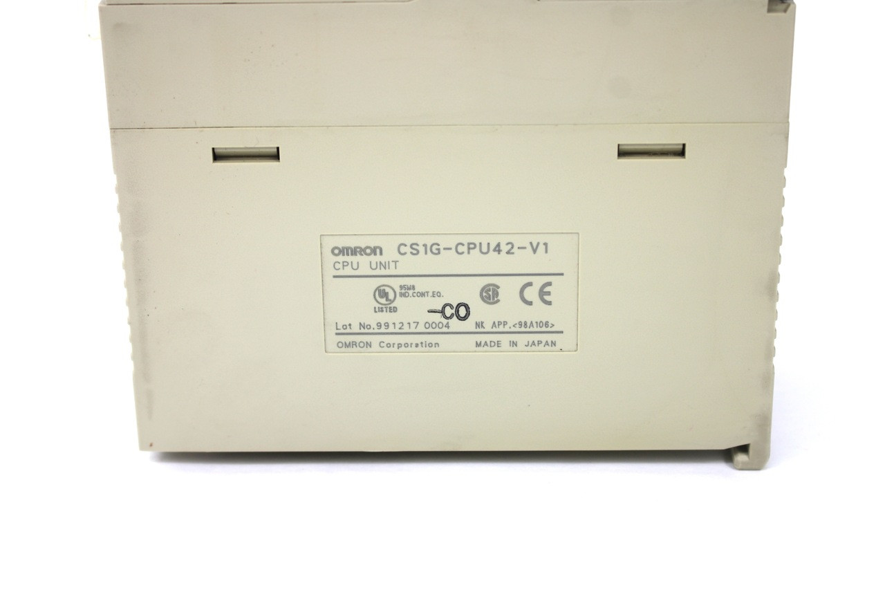 Omron SYSMAC CS1G-CPU42-V1 CPU Unit Programmable Controller w/ CS1W-SCB21