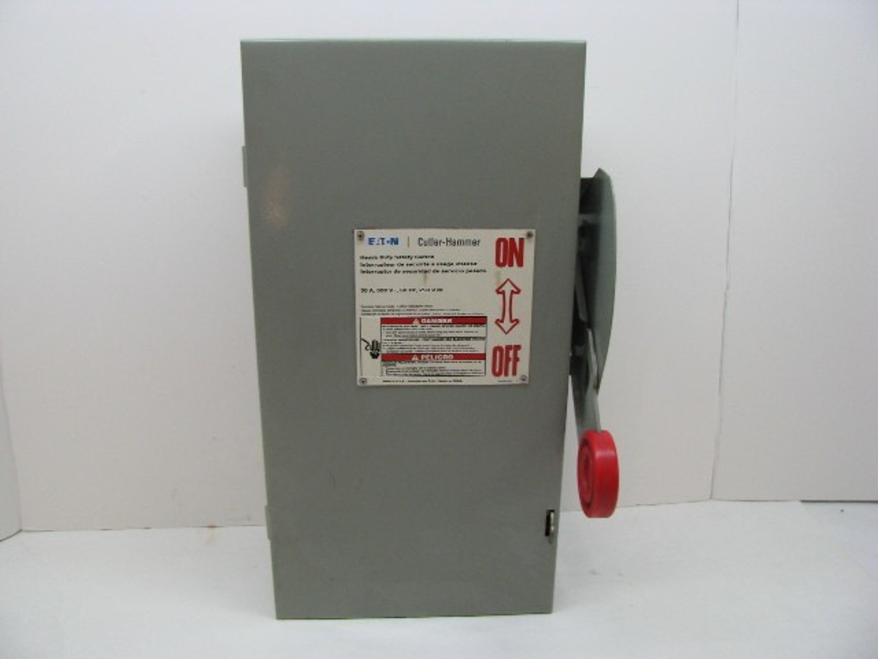 Eaton Cutler-Hammer DH361NGK 30 Amp Heavy Duty Safety Switch