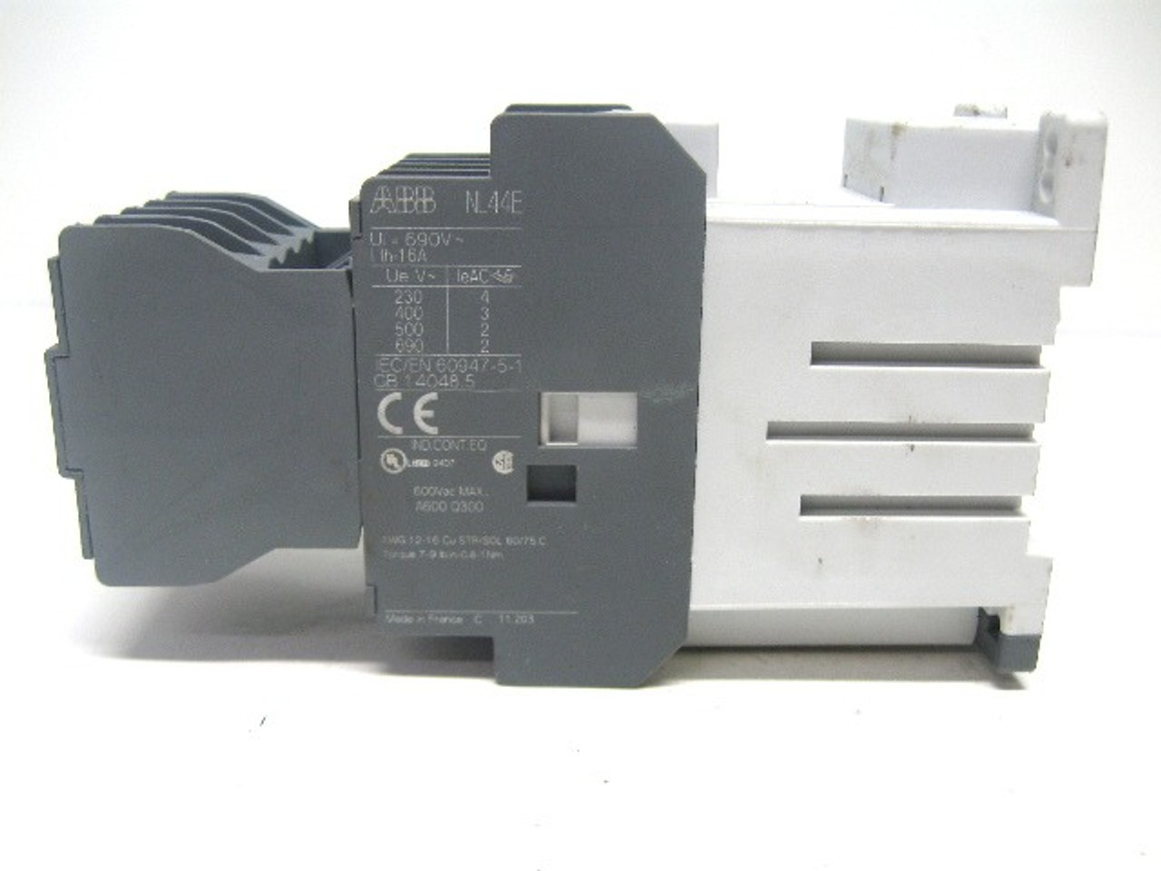 Abb NL44E Control Relay 24 VDC 16 Amp