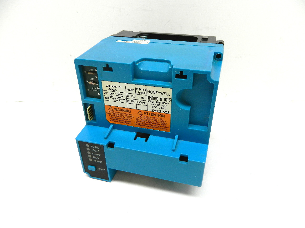 Honeywell RM7890A 1015 Burner Control 120Vac 7800 Series with Base