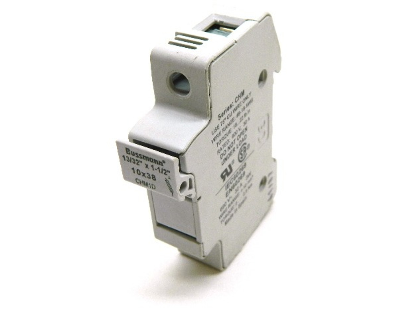Bussmann Fuse Holder 30 Amp 600AC 2 Pole CHM1D Class CC