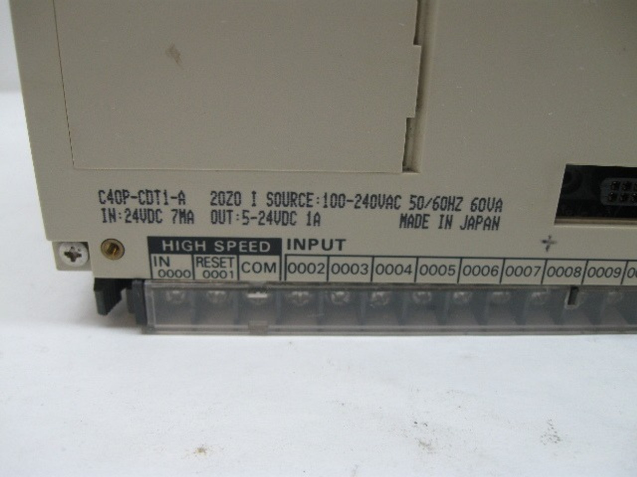 Omron C40P-CDT1-A Programmable Controller