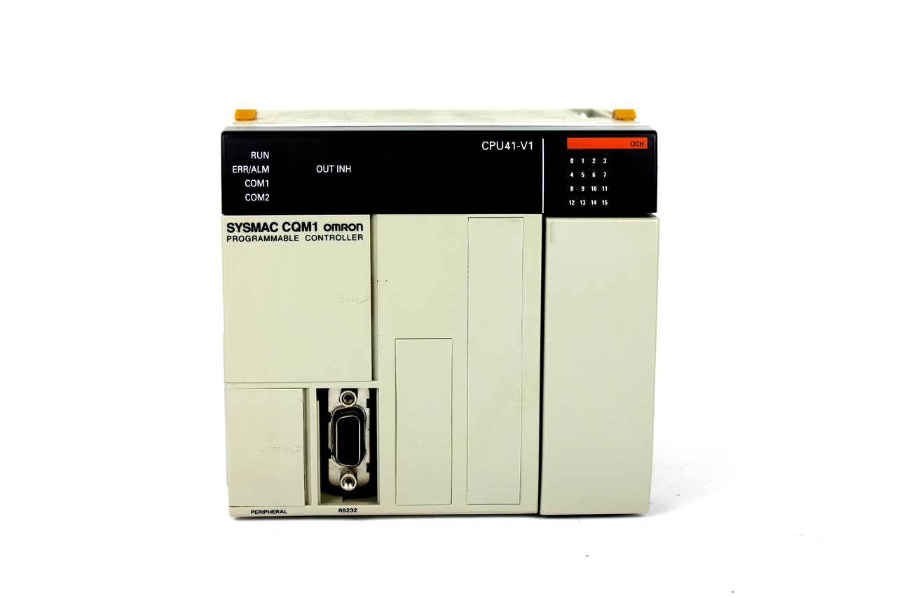 Omron CQM1-CPU41-V1 Programmable Controller Unit, 24V DC, 16 Omron CQM1-CPU41-V1 Programmable Controller Unit, 24V DC, 16