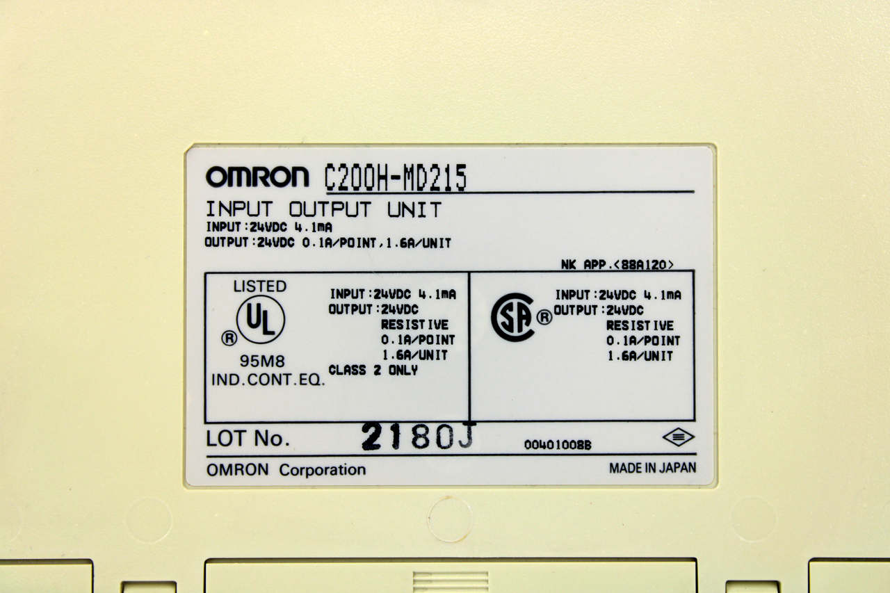 Omron C200H-MD215 Input / Output Unit, 24V DC