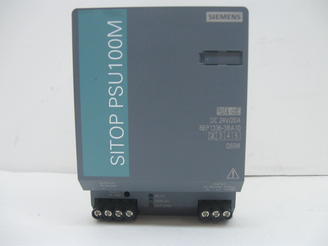 Siemens PSU100M Sitop Power Supply 6EP1336-3BA10 Output 24Vdc 20 Amp