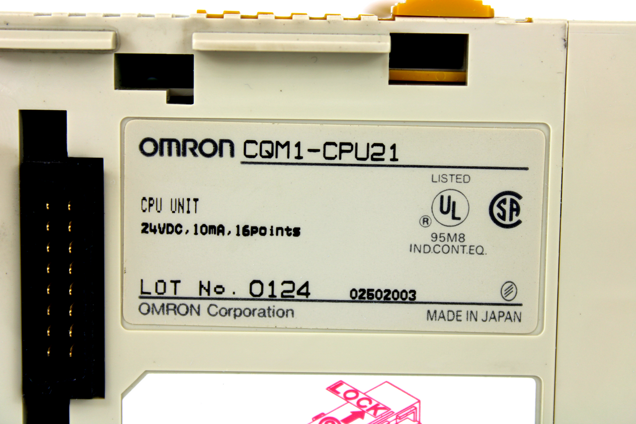 Omron CQM1-CPU21 CPU Module, 24V DC