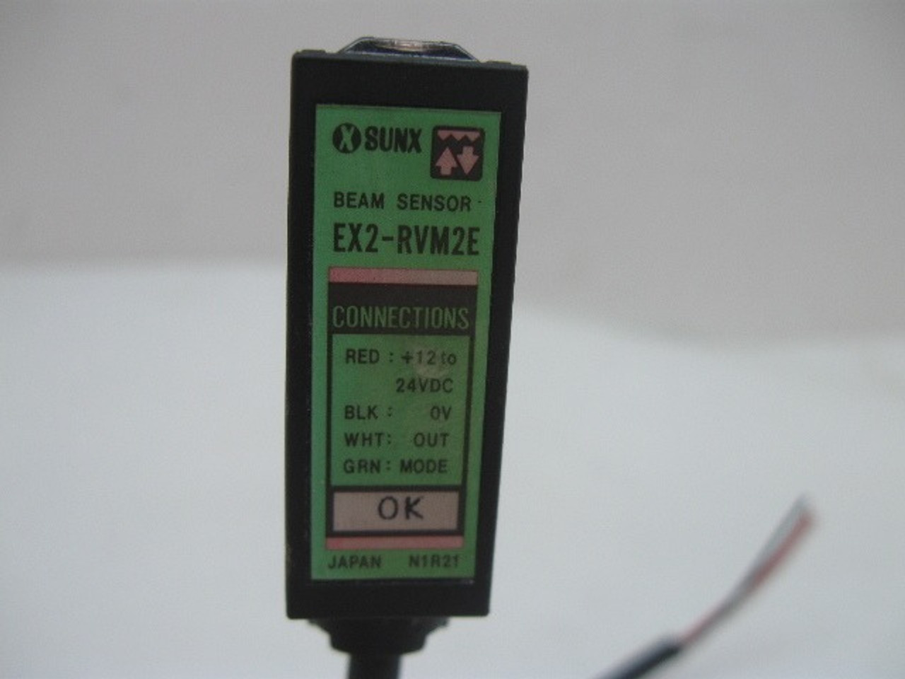 Sunx EX2-RVM2E Photoelectric Beam Sensor 12-24VDC