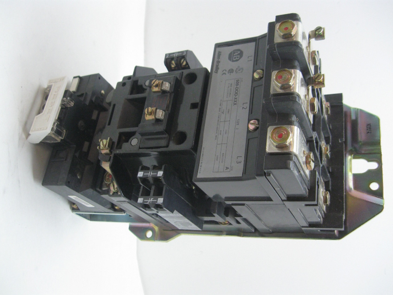 Allen Bradley 509-DOD-XXX Size 3 Motor Starter Overload Protection 50
