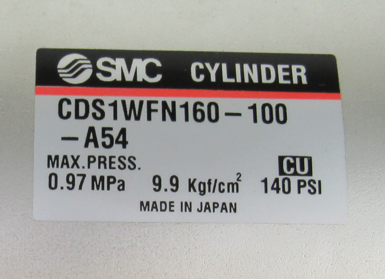 SMC CDS1WFN160-100-A54 Double Acting Pneumatic Cylinder