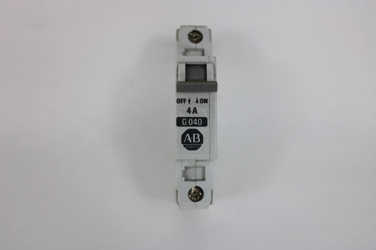 Allen Bradley 1492-CB1G040 Circuit Breaker 4 Amp, 277V, 1/3 Hp