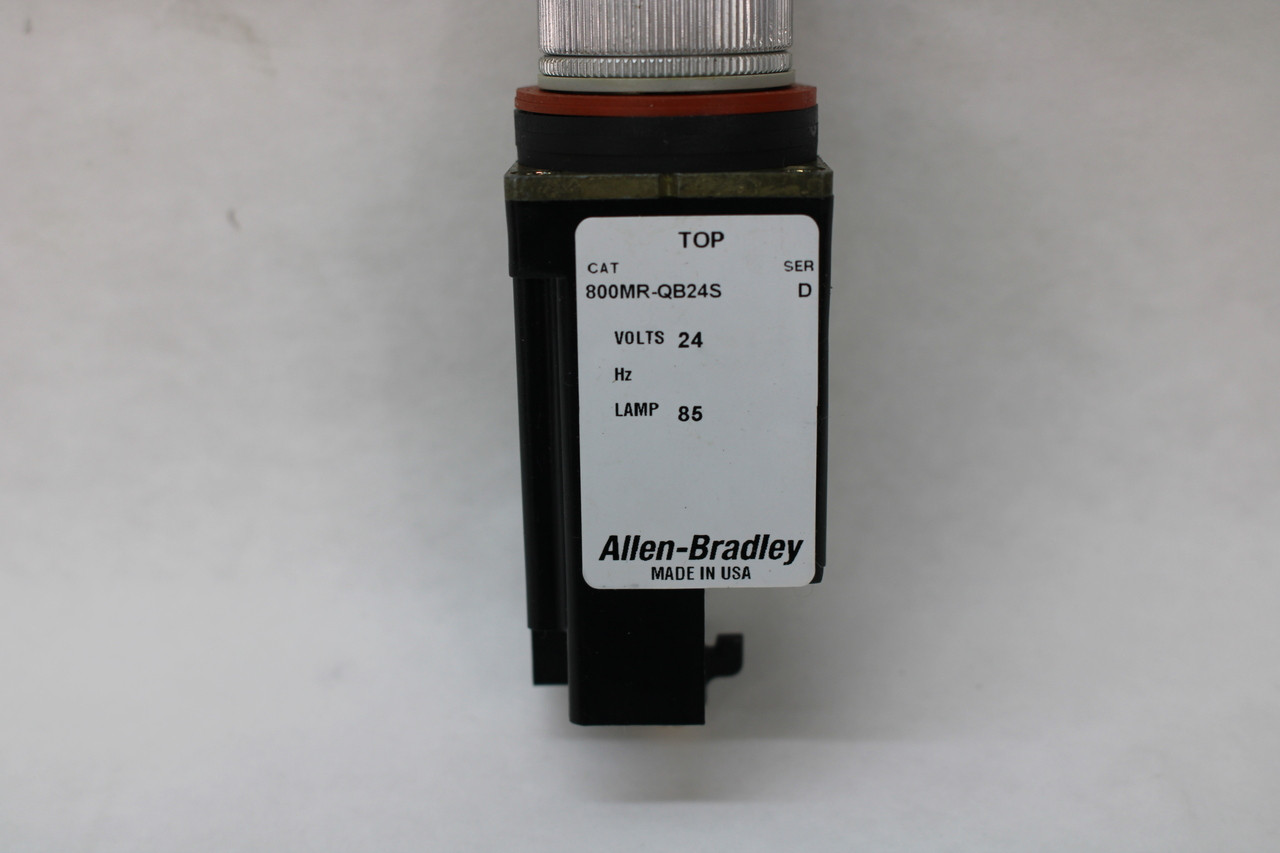 Allen Bradley 800MR-QB24S Illuminated Push Button 24V W/O Lens