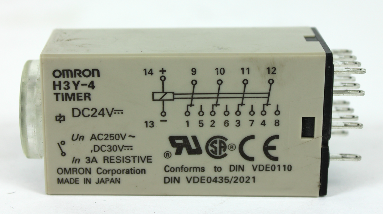 Omron H3Y-4 Timer Relay 24VDC 3A