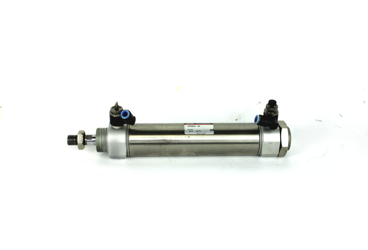 SMC CDM2B40-125 Pneumatic Round Body Cylinder, 40mm Bore, 125mm Stroke