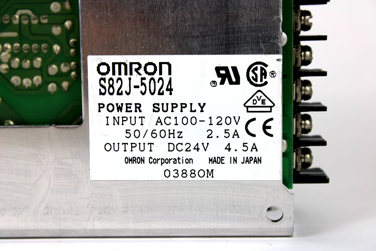 Omron S82J-5024 Power Supply, 100-120V AC