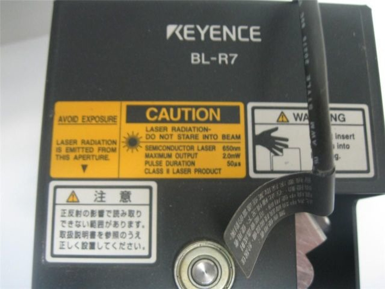 Keyence BL-1300 Digital Barcode Reader with BL-R7 Sweep Raster Unit