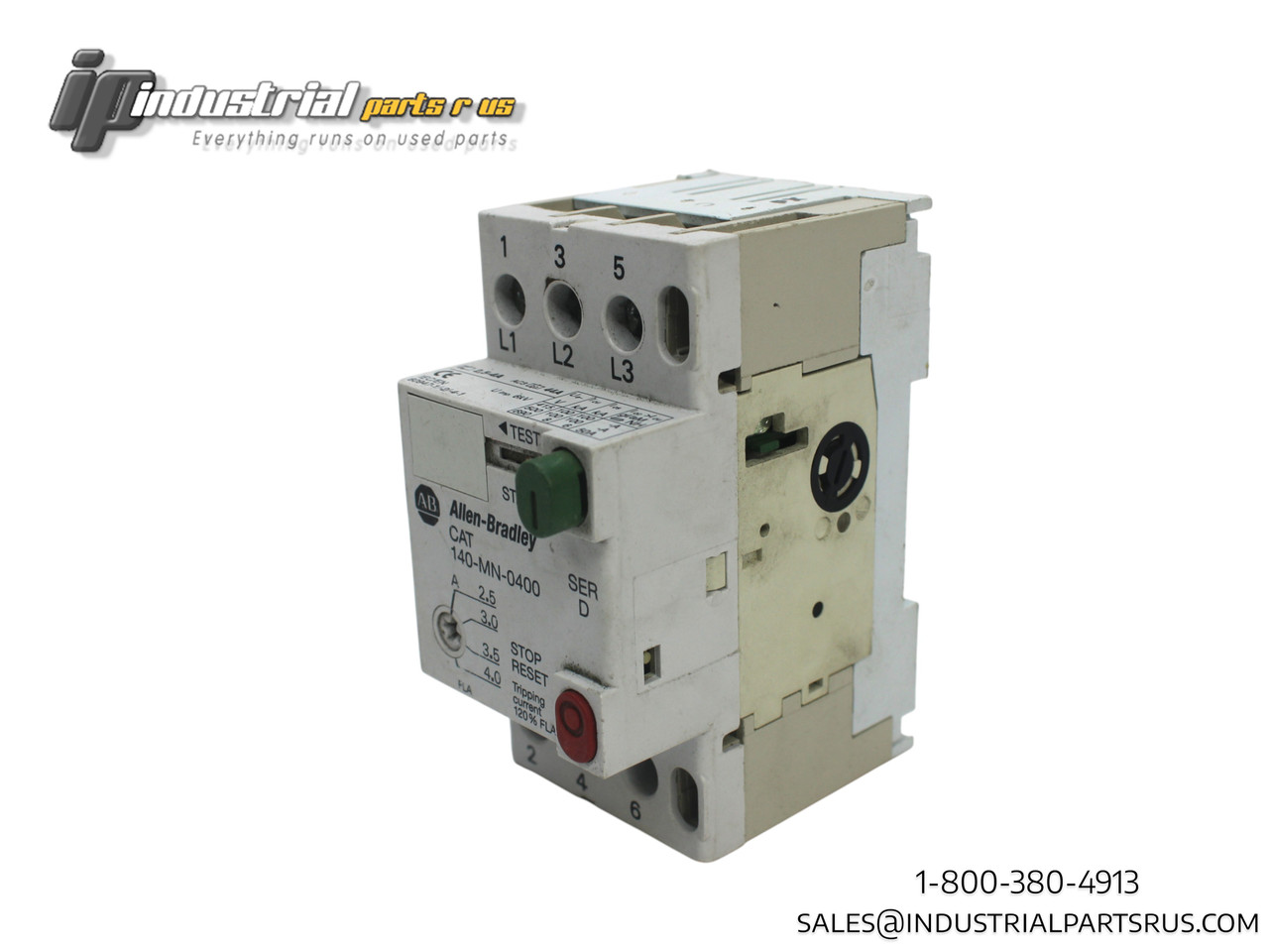 Allen Bradley 140-MN-0400 Manual Motor Starter 2.5-4.0 Amps