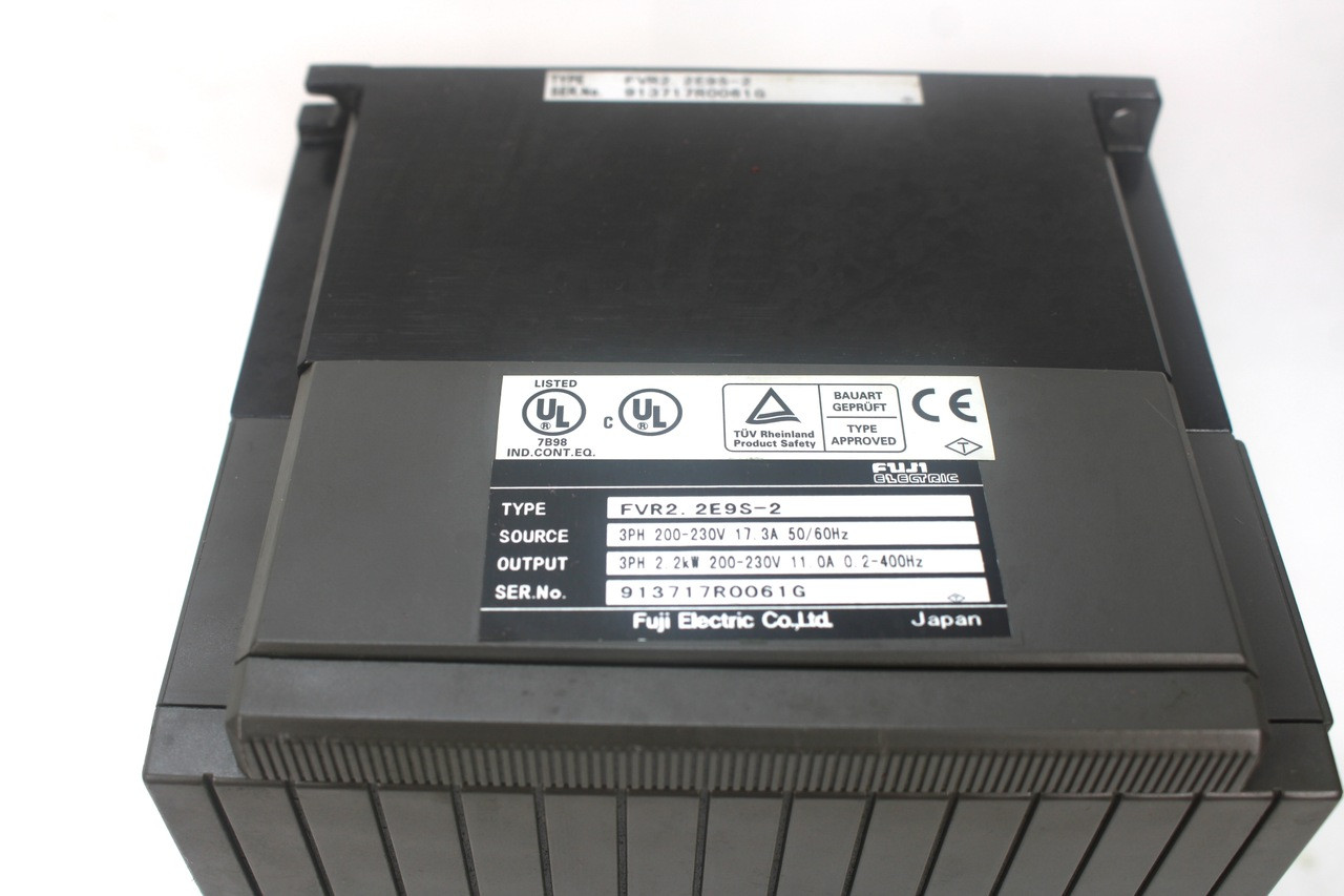 Fuji Electric FVR2. 2E9S-2 Drive Inverter, 200-230V, 3-Phase