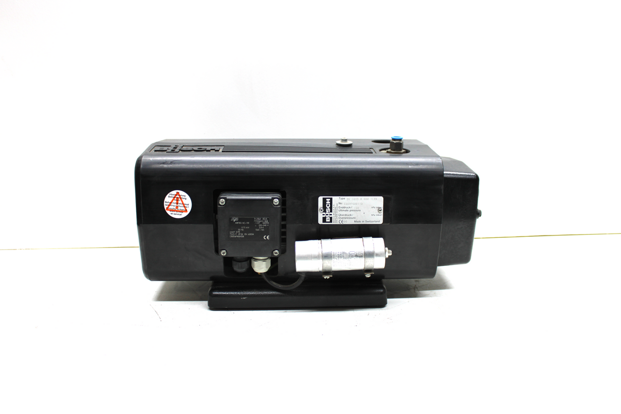 Busch SV 1025 B 000 1LXX Rotary Vacuum Pump, 120 mbar w/ ABF80/4C11R