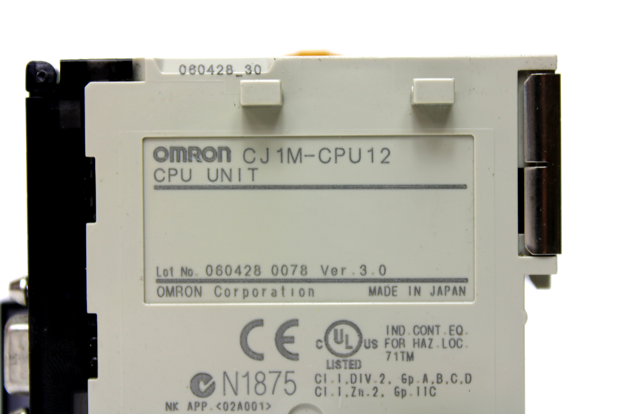 Omron CJ1M-CPU12 CPU Programmable Controller