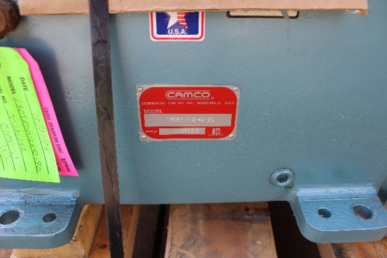 Camco Indexer 1305RDM12H40-90 Rotary Table 12 Station 15:1 Ratio 5" Through hole