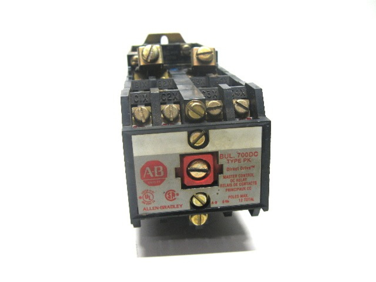 Allen Bradley 700DC-PK800Z24 DC Relay Series A 24V DC