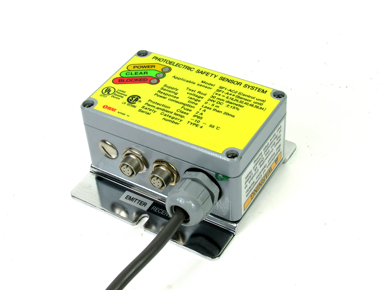 Sunx SF1AC2 Photoelectric Safety Sensor Control System, 24V DC
