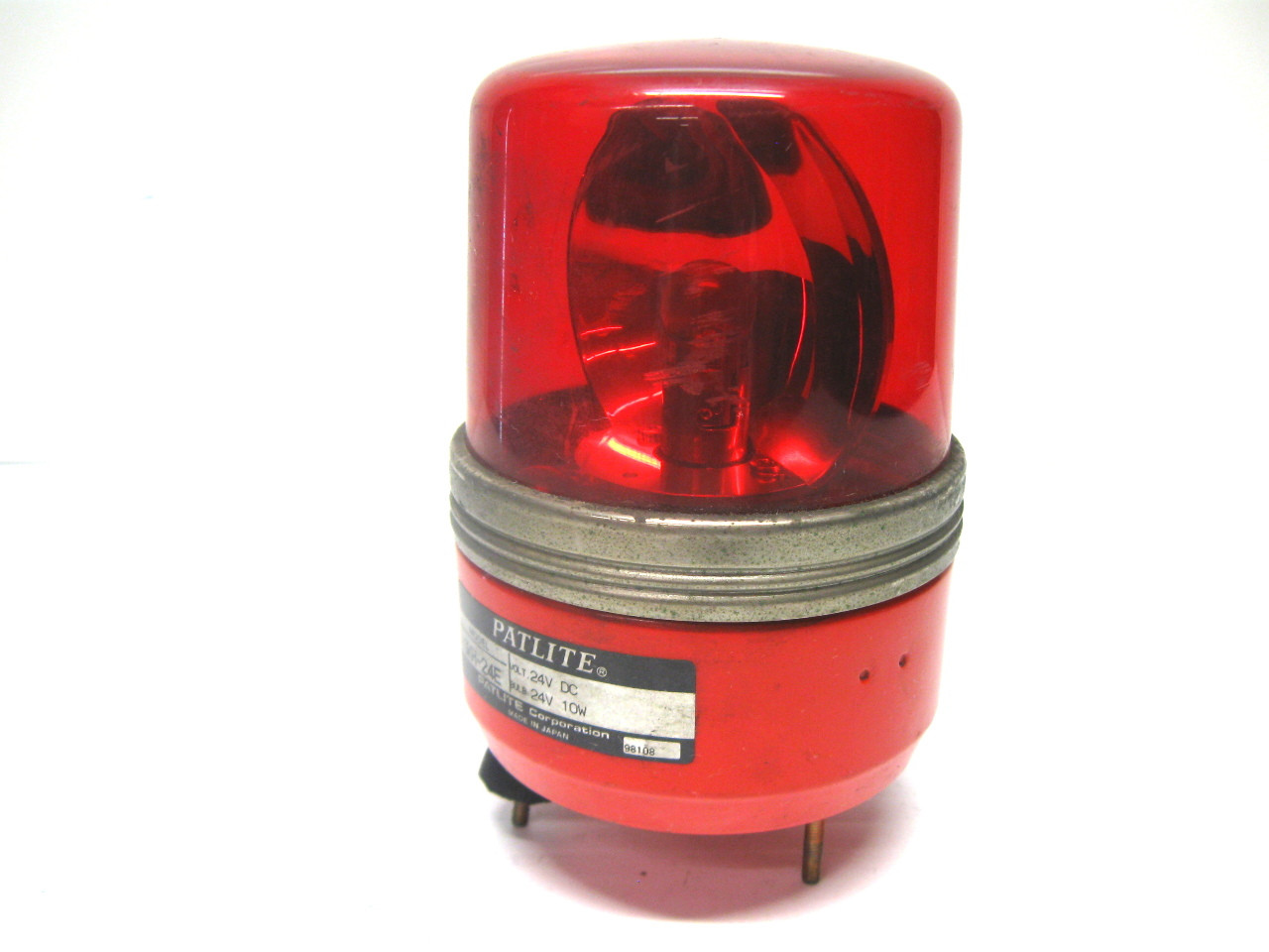 Patlite SKH-24E Red Beacon Warning Light 24 Vdc