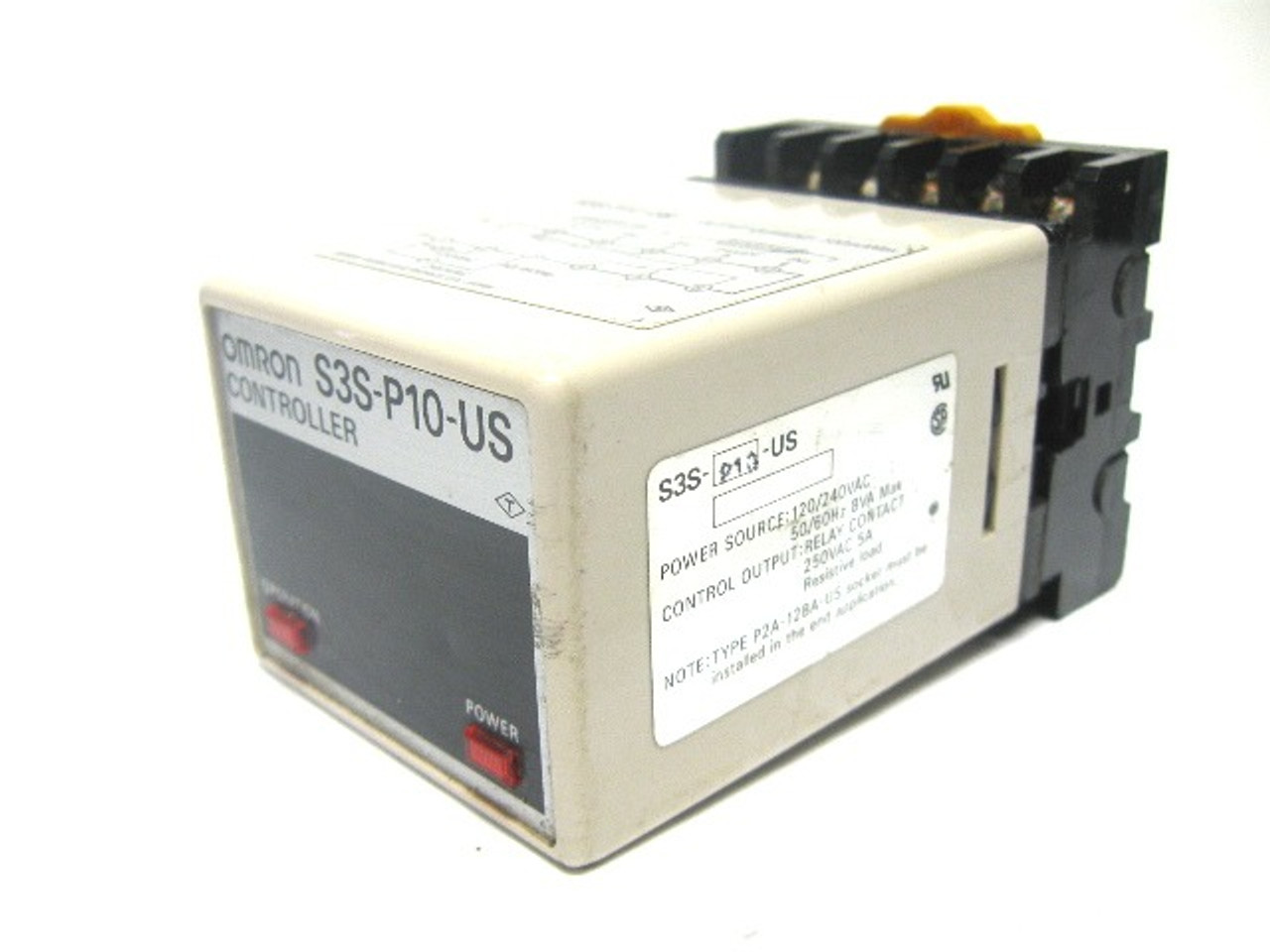 Omron S3S-P10-US Controller Unit 120/240 Vac Power 250 Vac Output