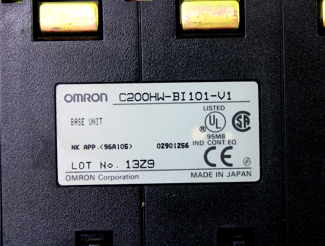 Omron C200HW-BI101-V1 Base Unit, 10 Slot