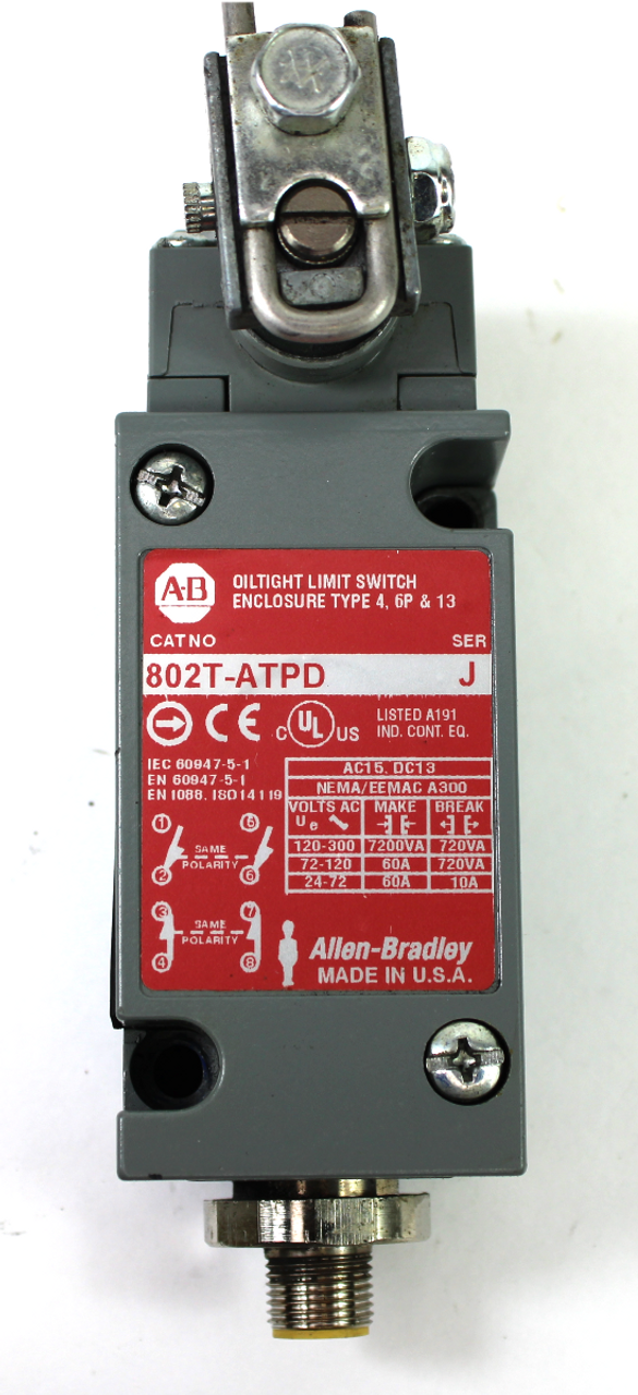 Allen Bradley 802T-ATPD Series J OilTight Limit Switch