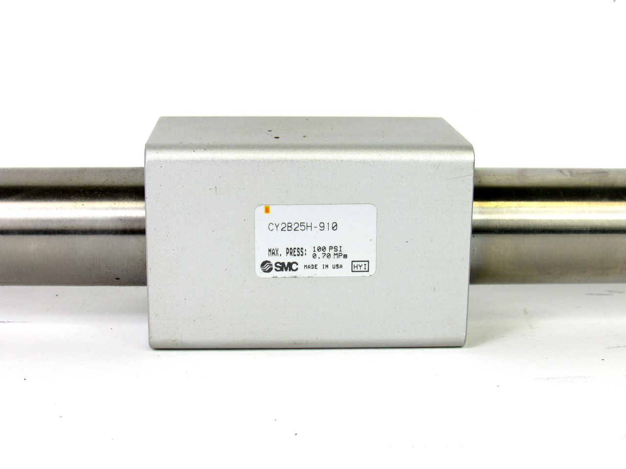 SMC CY2B25H-910 Pneumatic Rodless Cylinder, 100 PSI