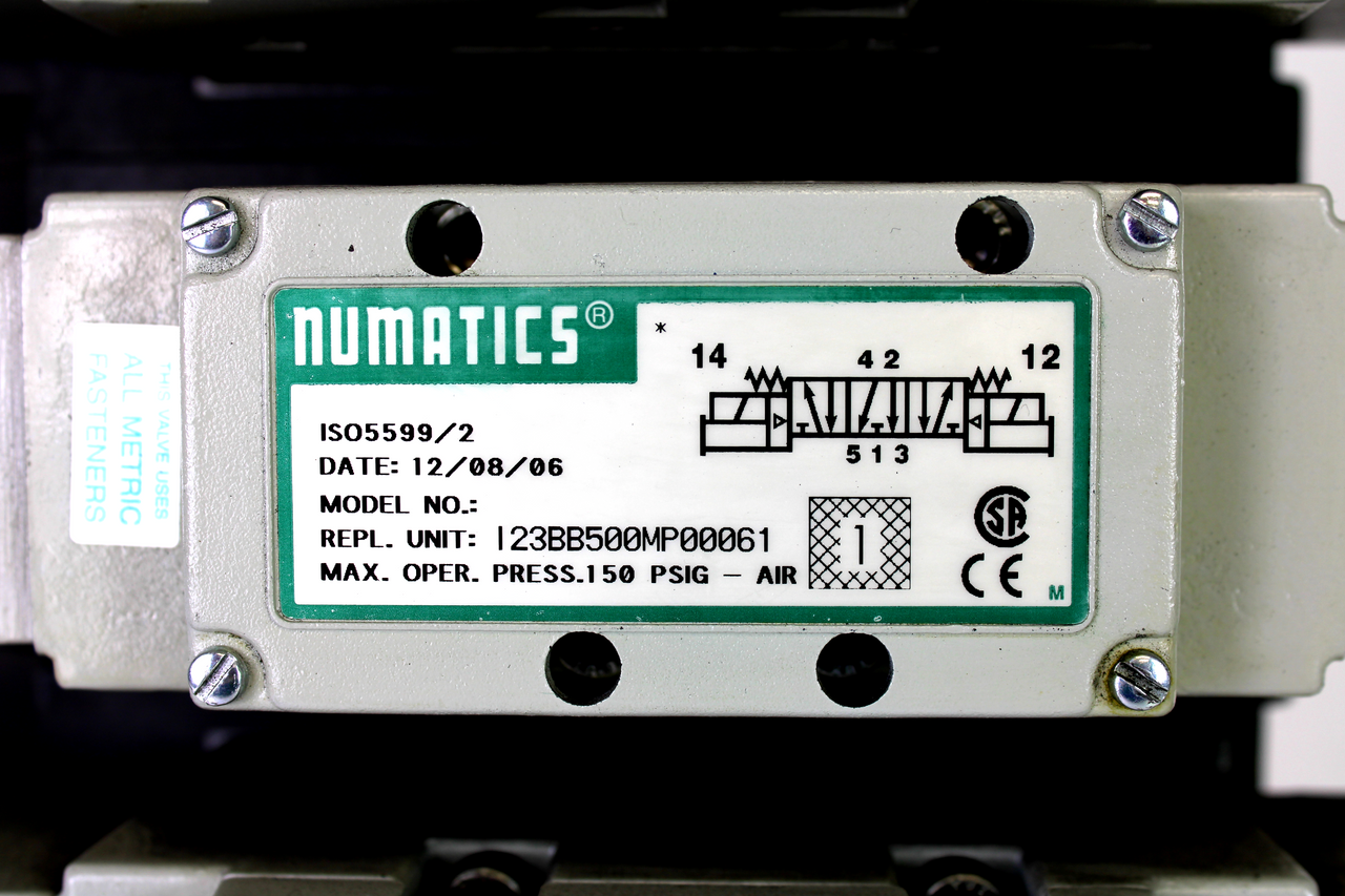 Numatics I23BB500MP00061 / I23BB400MP00061 Solenoid Valve Assembly