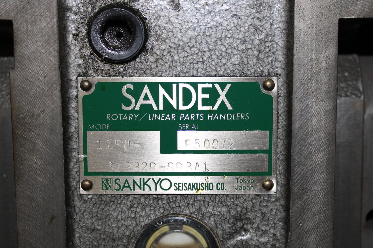 Sankyo Seisakusho 11FU-31332R-SR3A1 SANDEX Rotary/Linear Parts Handler